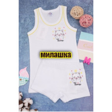Комплект для девочки: майка-трусы (7-11 лет) №ВК1469МТ-5 (29/301)